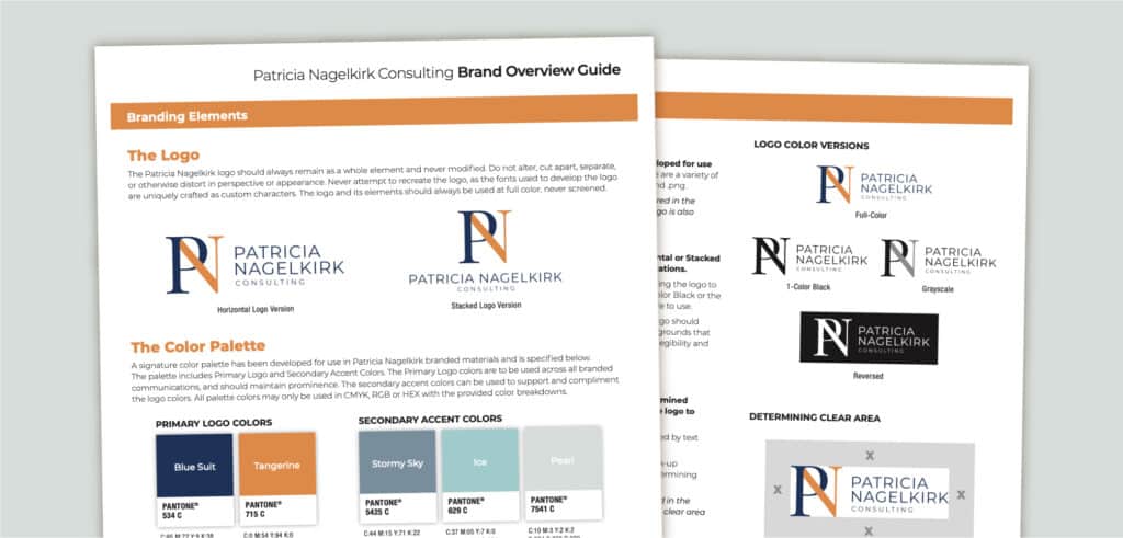 Patricia Nagelkirk Consulting Brand Guide